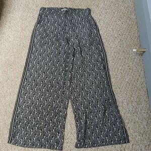 Max Studio Black and White Wide Leg Pants